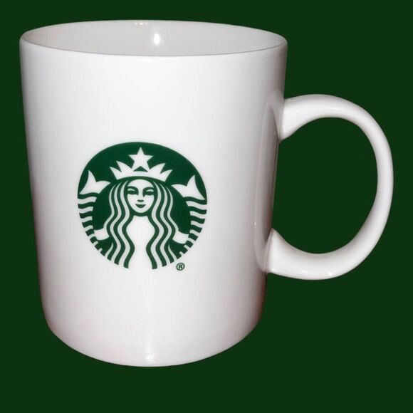 NEW Starbucks Ceramic Classic Mug Cup 2016 12 Fl Oz Siren Green Logo - Picture 7 of 7